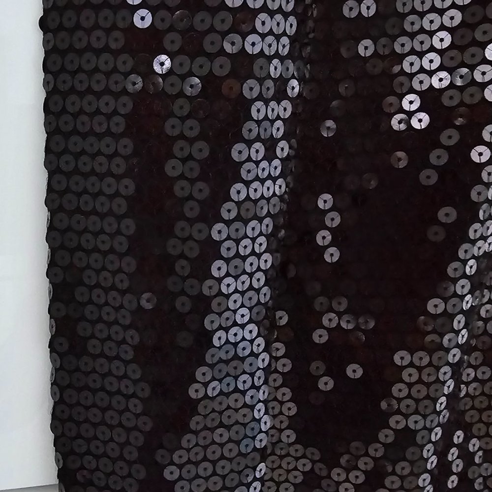 Michael Kors Sequin Draped Cowl with MK Chain - Picture 11 of 15